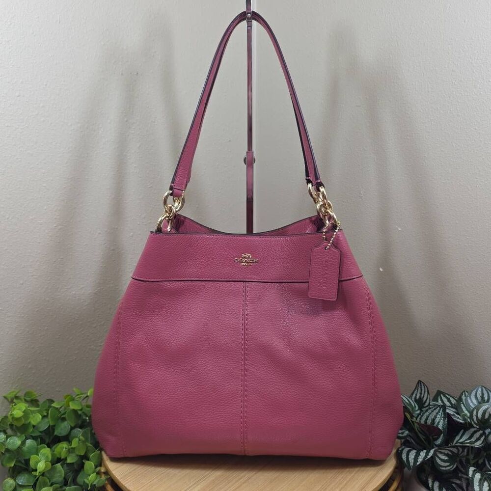 Coach NWOT Lexy Pebble Leather Shoulder Bag